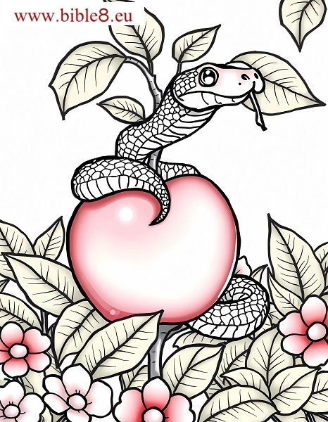 Coloring Page: Cunning snake.