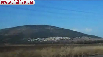 Гора Фавор в Галилее, с которой Иисус вознёсся после воскресения